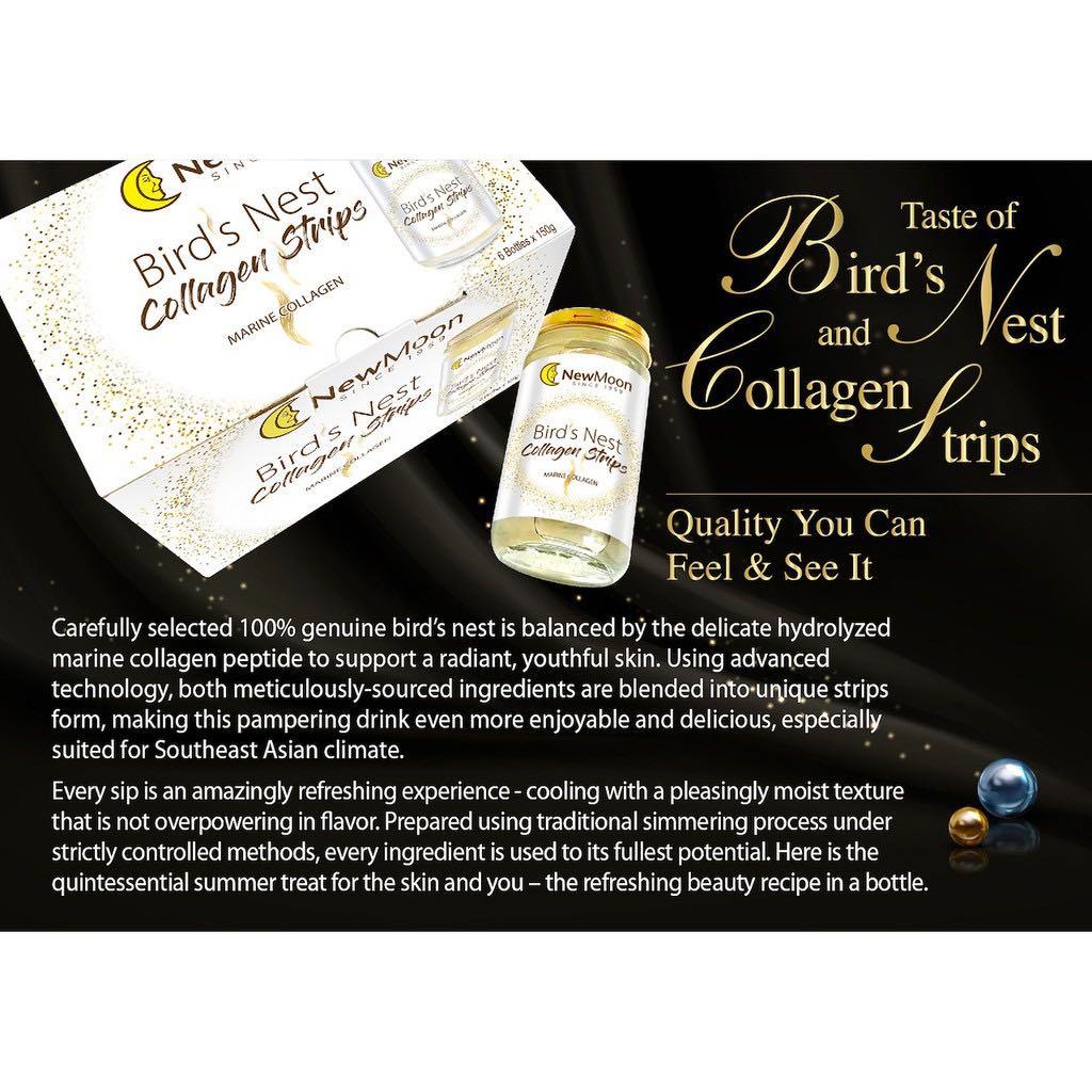 New Moon Bird Nest with Collagen Strips (6s x 150g) HalalCertified