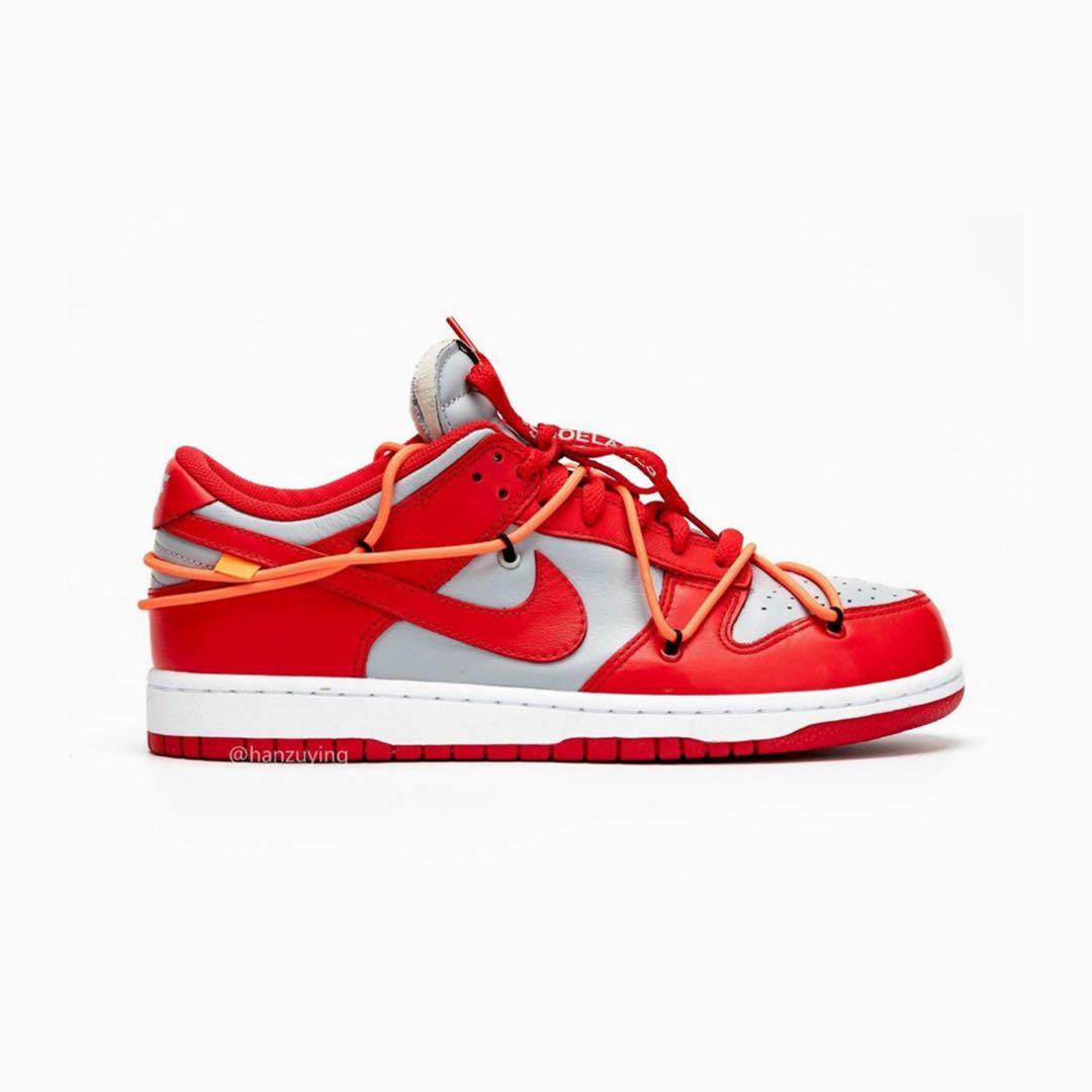 Red off white nike shop