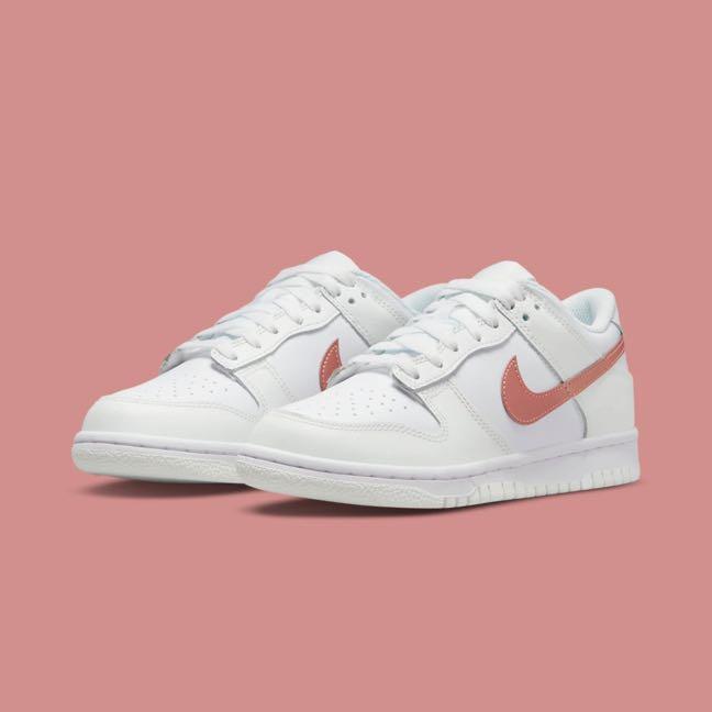 White pink and orange nike hotsell