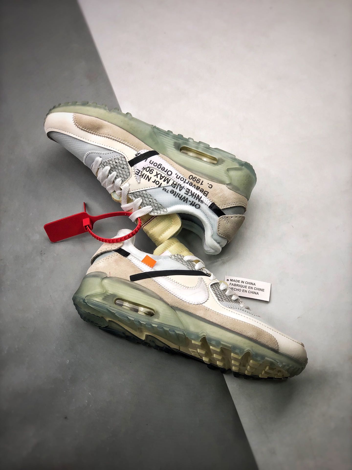 Off white air max 2025 90 ice