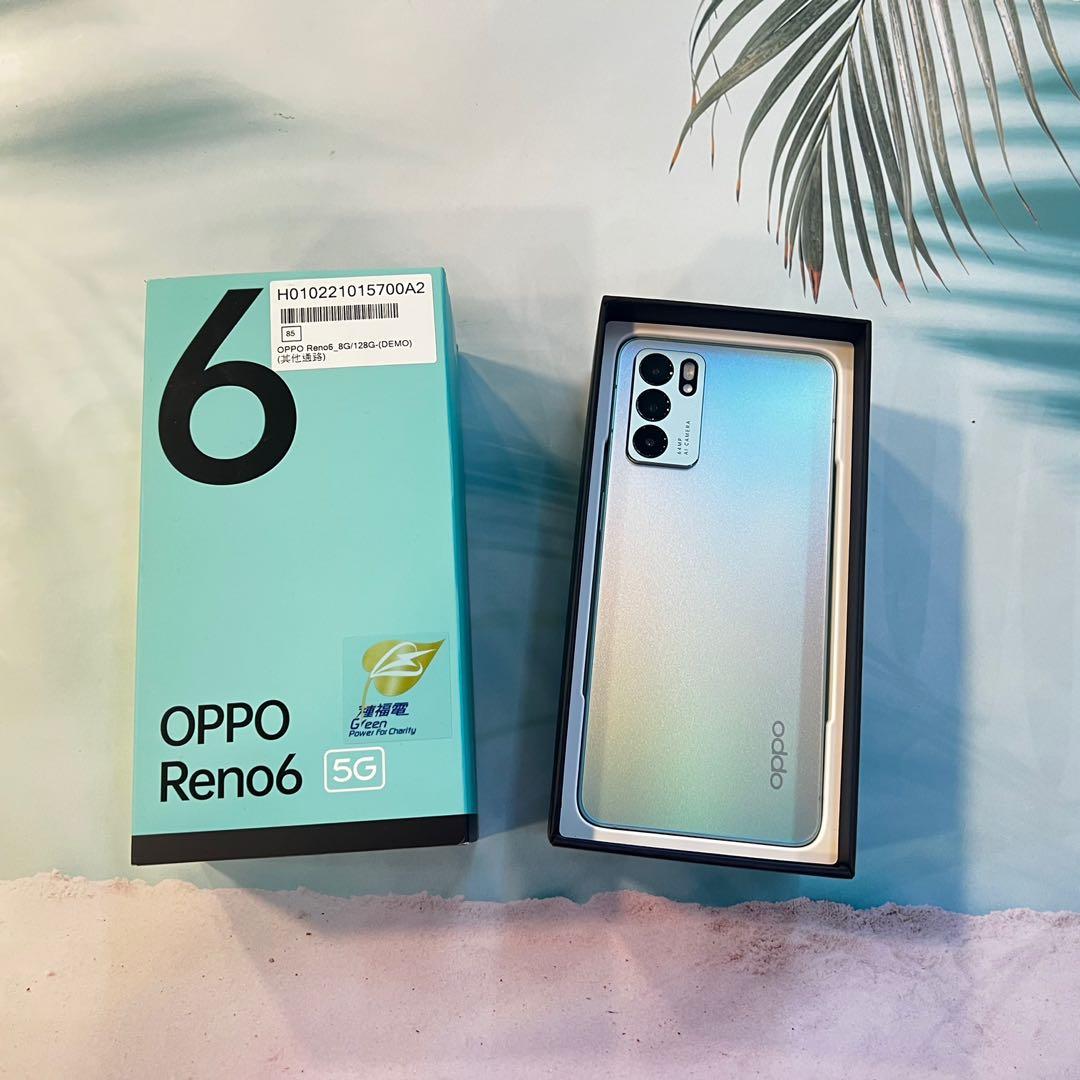 OPPO Reno 6 128藍色 全新庫存機