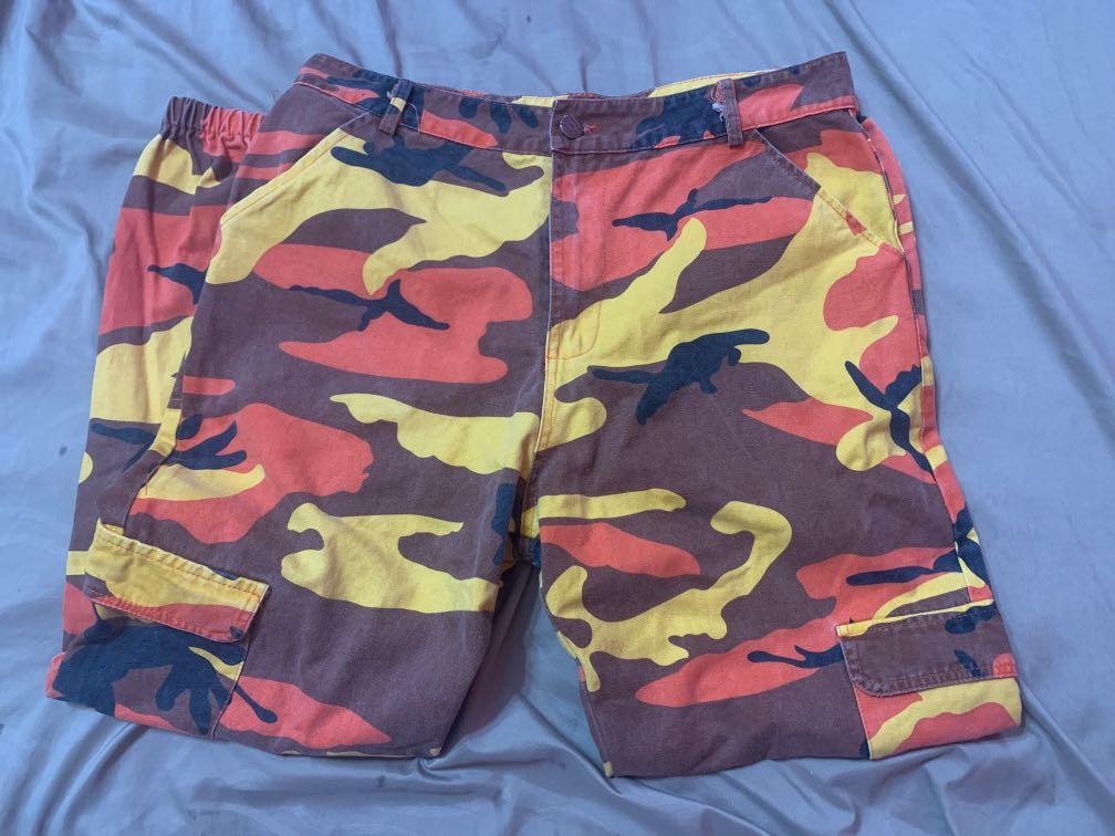 Red and orange camo pants new arrivals