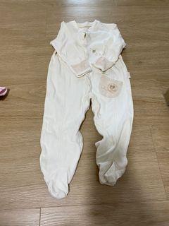 Organic cotton sleep suit 6-9mth