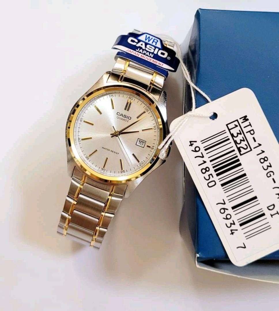 Original Casio Couple Watch LTP MTP1183G7ADF free shipping