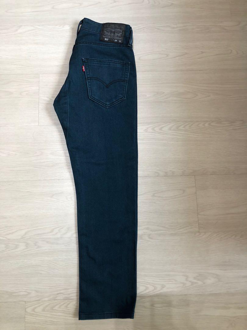 turquoise levi jeans