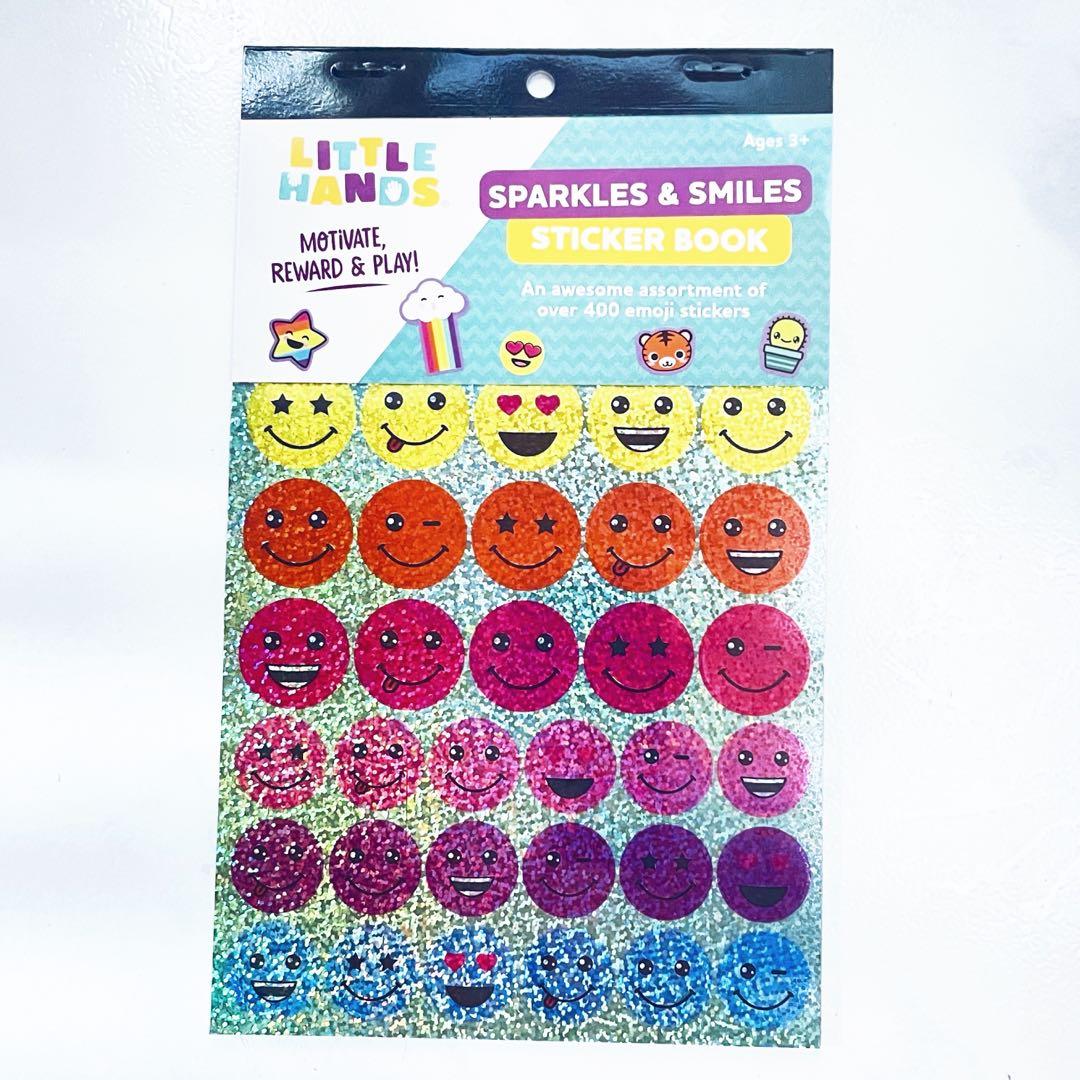 400 Colourful Sparkle Smile School Teacher Reward Stickers Ideal Chart Stickers 