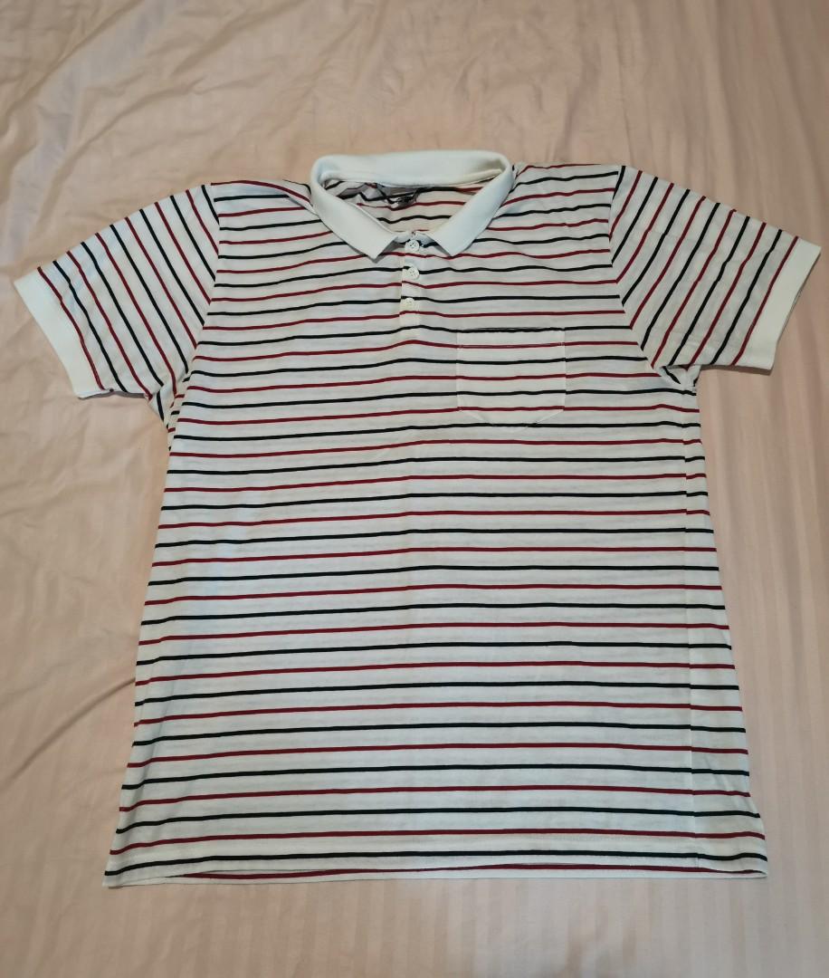 Oxygen Stripes Polo Shirt, Men's Fashion, Tops & Sets, Tshirts & Polo ...