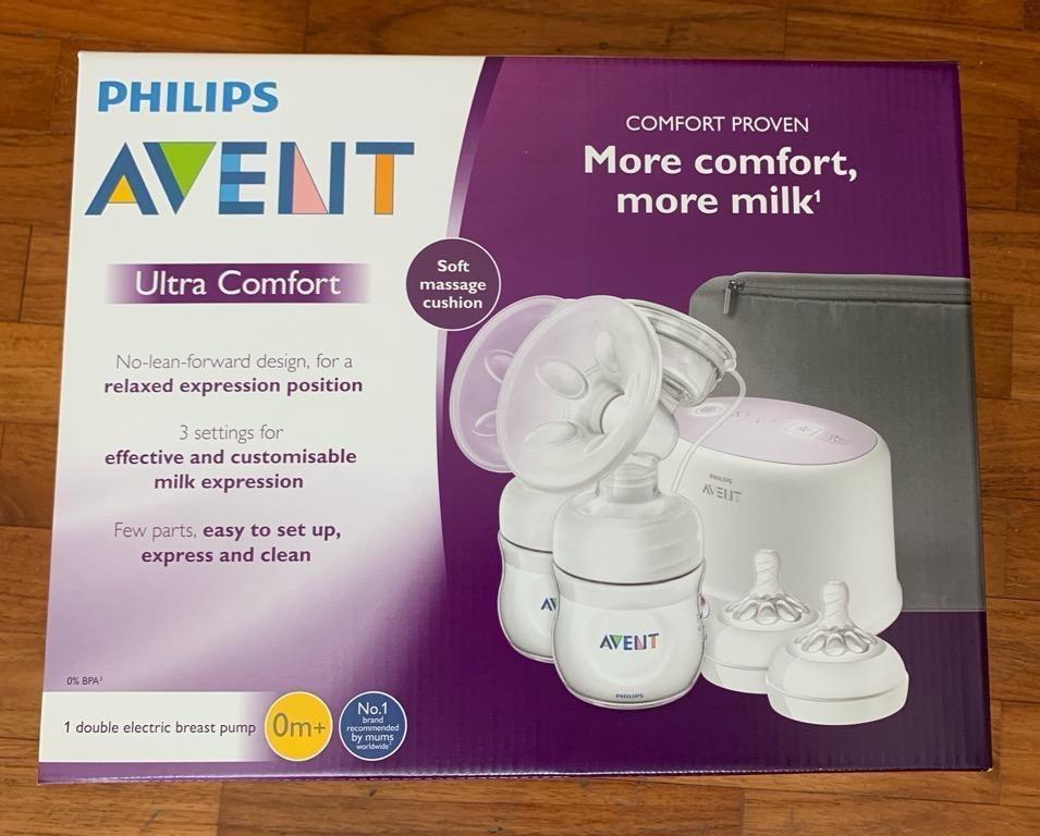 COMBO PHILIPS AVENT DOUBLE ELECTRIC BREAST PUMP + BABY BOTTLE WARMER