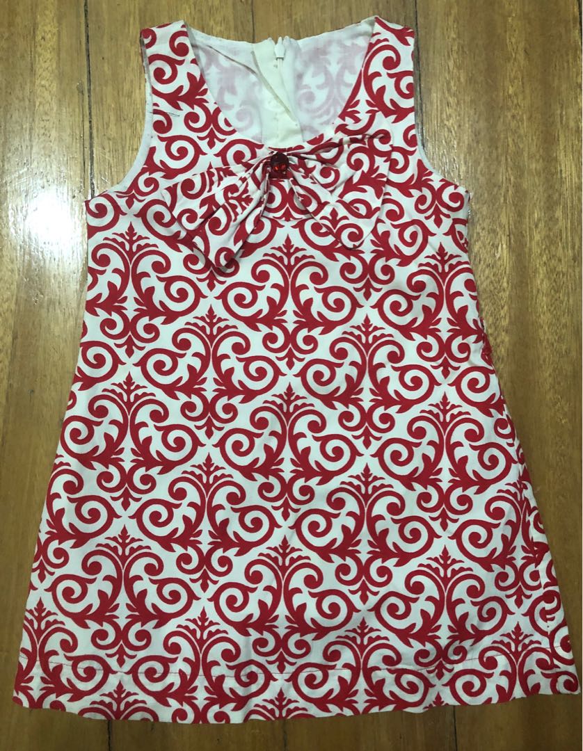 Purple Candy Red Dress, Babies & Kids, Babies & Kids Fashion on Carousell