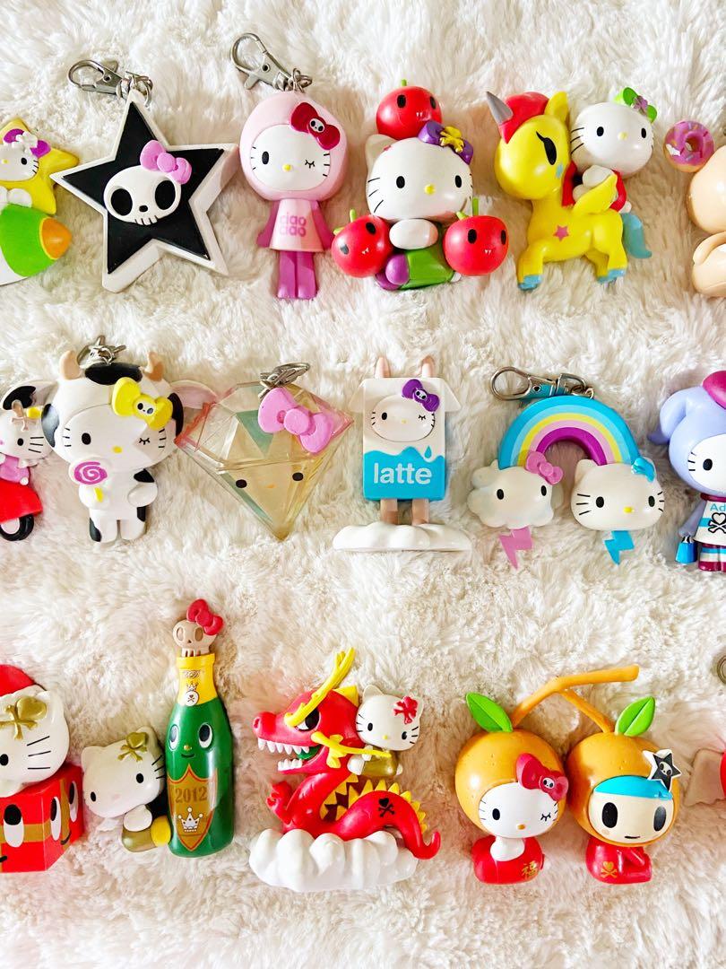 Rare Special Edition Hello Kitty x Tokidoki 22 pcs (Category: Designer & Blind Box Toys) located in Makati City. Submitted by raket_era.333 (Listing ID 1157912907, Image 3). Description: 22 pcs (complete) Hello Kitty x Tokidoki 7-Eleven Hello Kitty X tokidoki : Cactus Kitty, Star Kitty, Ciao Kitty, Apple Kitty, Donut Kitty, Magic Cloud Kitty, Mini Cactus Kitty, Cow Kitty, Diamond Kitty, Latte Kitty, Adieu Kitty, Rainbow Kitty, Sunshine Kitty, Sco