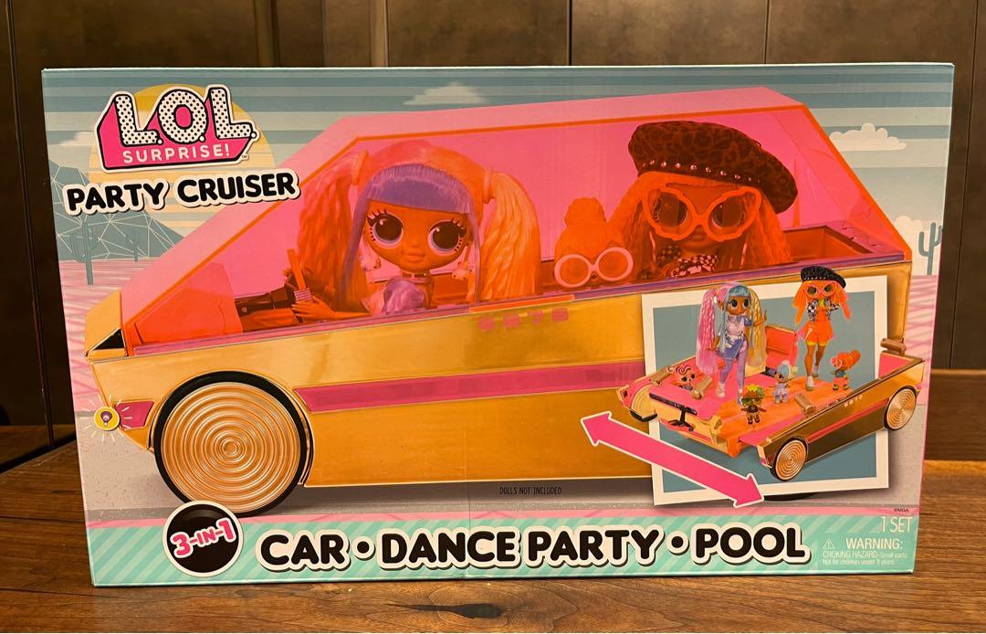 [IN STOCK] LOL Surprise Car 3 in 1 Party Cruiser Car with Surprise Pool