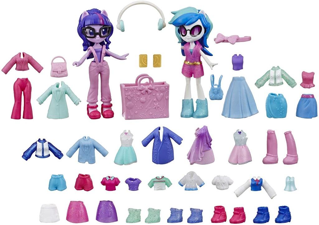 READY STOCK My Little Pony Equestria Girls Fashion Squad Twilight Sparkle and DJ Pon 3 Mini Doll Set Toy with Over 40 Fashion Accessories Hobbies Toys Toys Games on Carousell