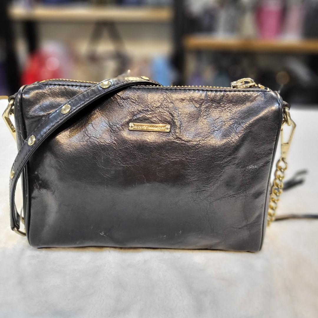 Rebecca minkoff mini top zip vanity crossbody top
