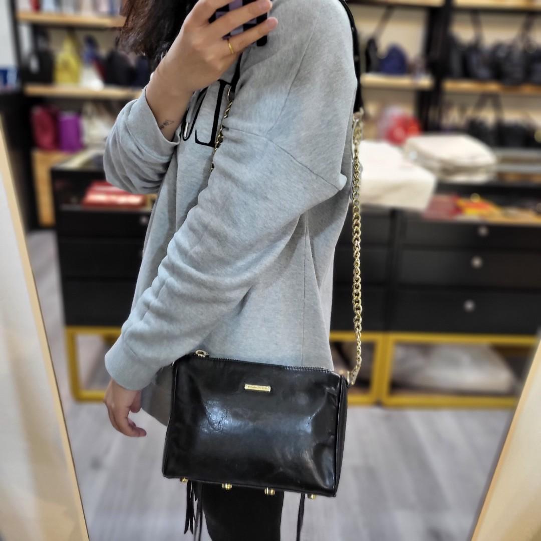 Rebecca minkoff mini top zip vanity crossbody hotsell