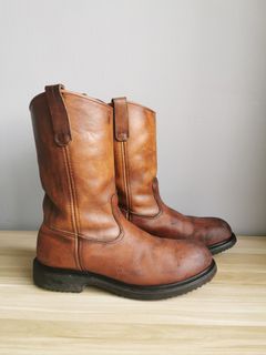 Red Wing 10 Eyelets Holes Irish Setter Brown Leather Boots Men s