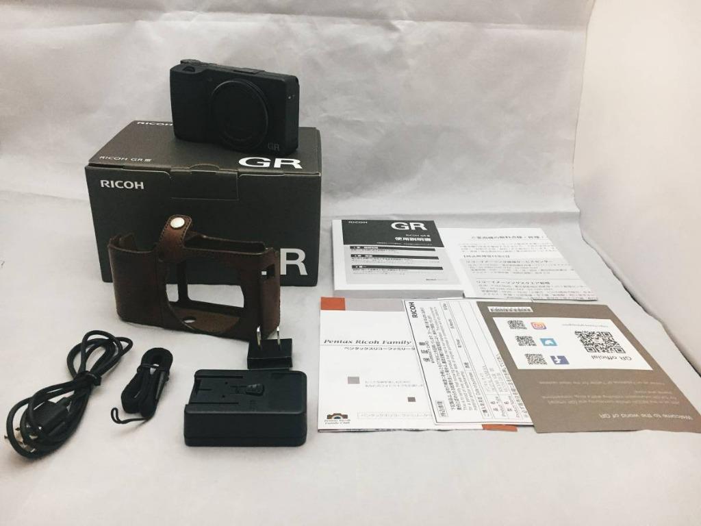 RICOH Ricoh GRⅢ GR3 帶原盒其他多種配件緊湊型數碼相機, 攝影器材