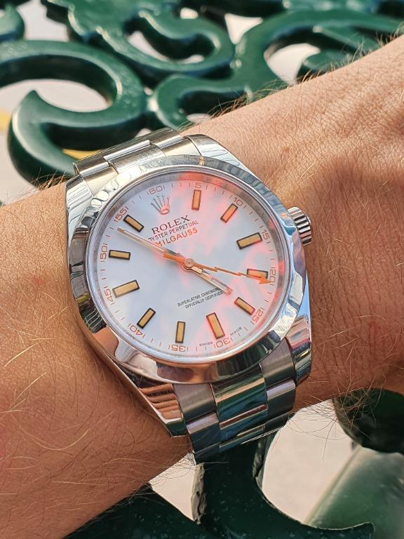 White milgauss outlet for sale