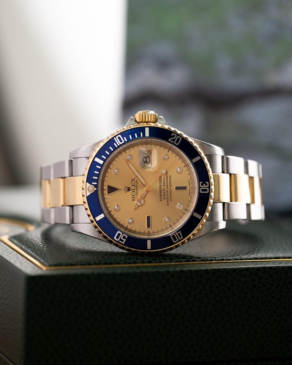 Rolex submariner champagne dial top