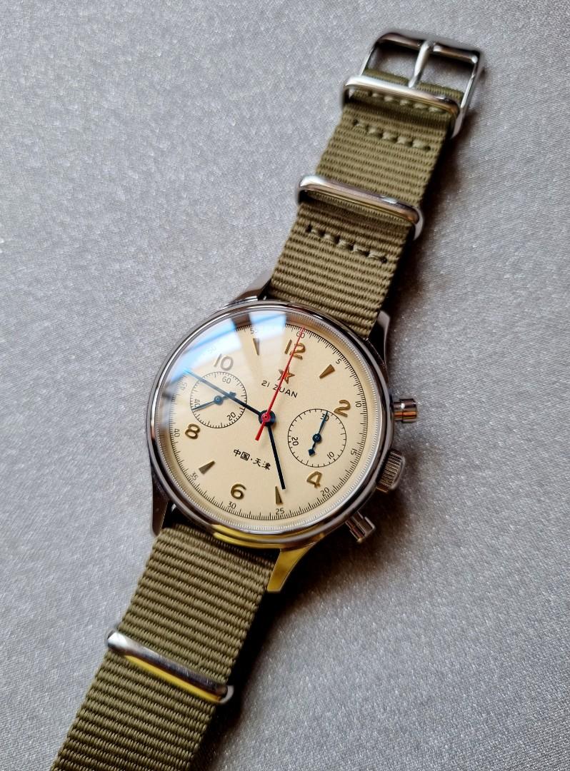 Seagull 1963 China Aviation Chronograph Watch 38mm