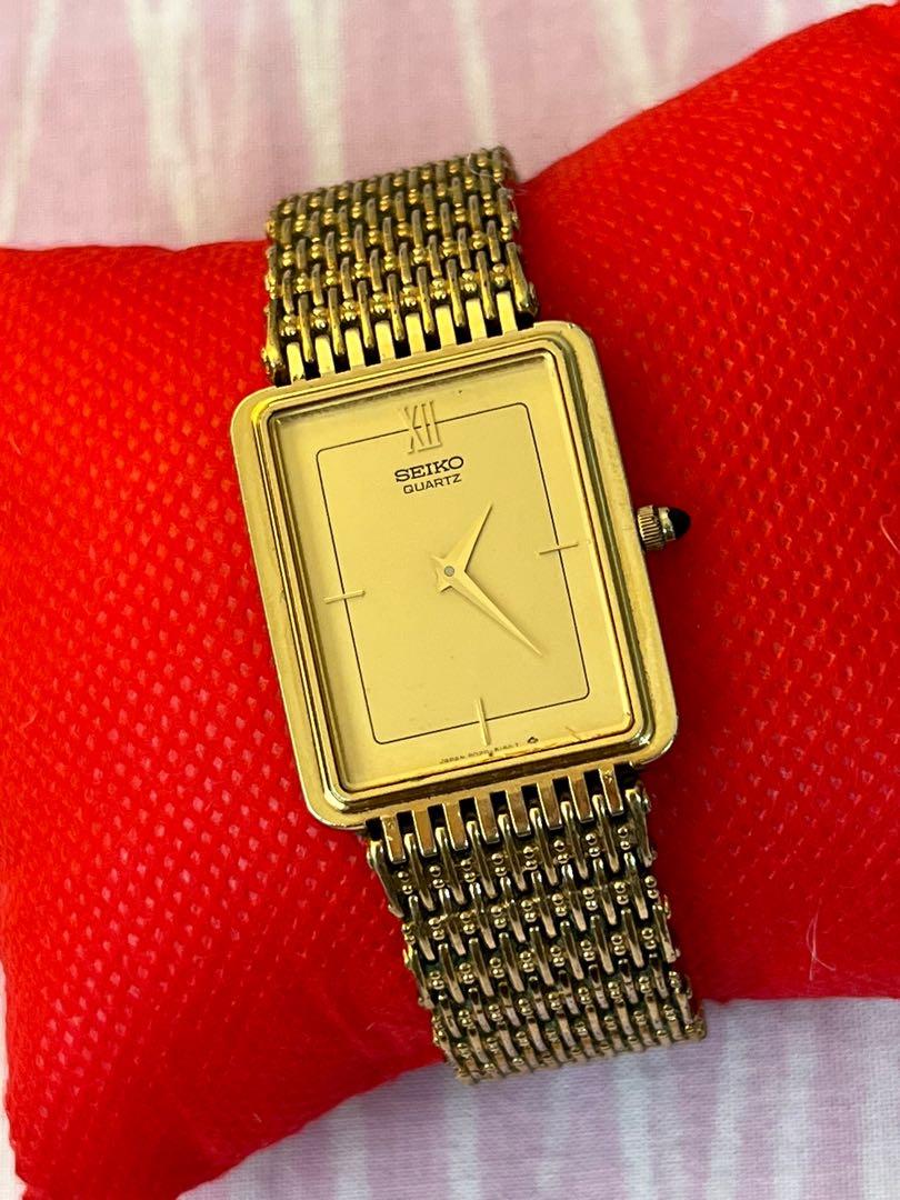 Seiko Tank Vintage/Preloved Watch, Women's Fashion, Watches & Accessories,  Watches on Carousell
