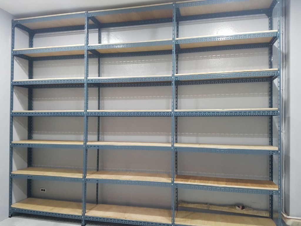 Slotted Angle Bar Adjustable Layers Wood Layers, Furniture & Home ...