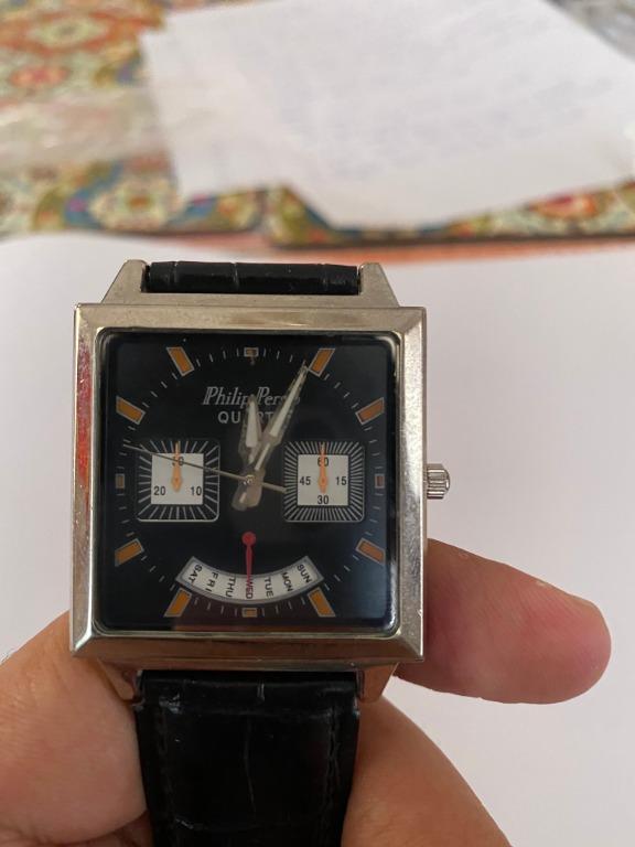 Square Philip Persio Quartz Watch Men s Fashion Watches