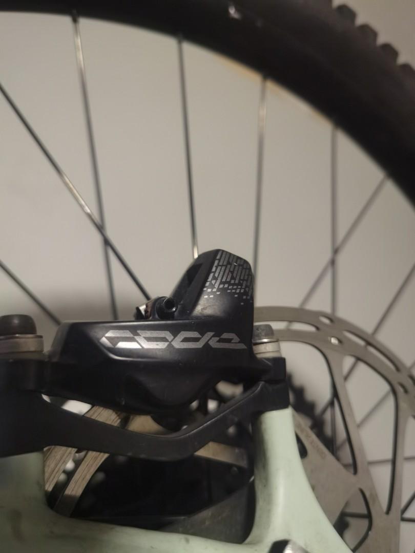 Sram Code R (Category: Parts & Accessories) located in Singapore. Submitted by bikecrewz (Listing ID 1157933658, Image 2). Description: Used it for 3 months 8/10 condition A few minor scratches here there overall it doesn't affect braking Only meet up at Block 679 Choa Chu Kang Crescent Negotiable.