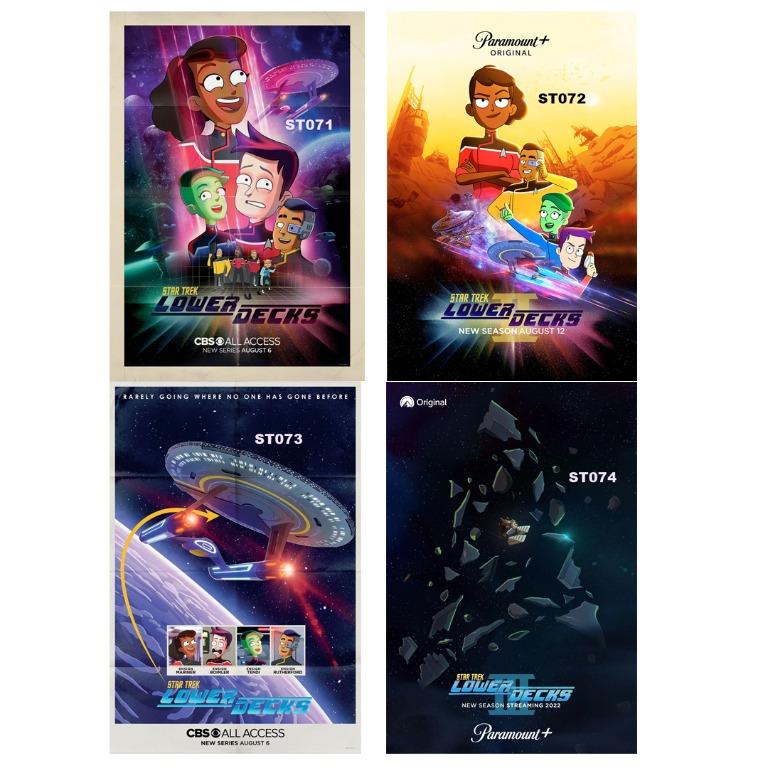 STAR TREK LOWER DECKS TV POSTERS, Hobbies & Toys, Memorabilia ...