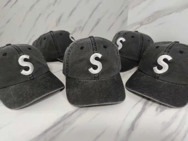 Supreme Pigment Canvas S Logo 6-Panel 黒 | kensysgas.com