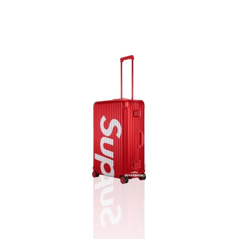 Rimowa Supreme Luggage Baggage bag, Luxury, Accessories on Carousell