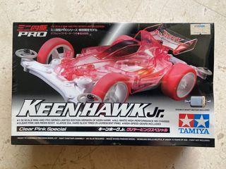 Tamiya Mini 4WD Pro Series Limited Edition  1/32 Keen Hawks Jr Clear Pink Special MS Chassis