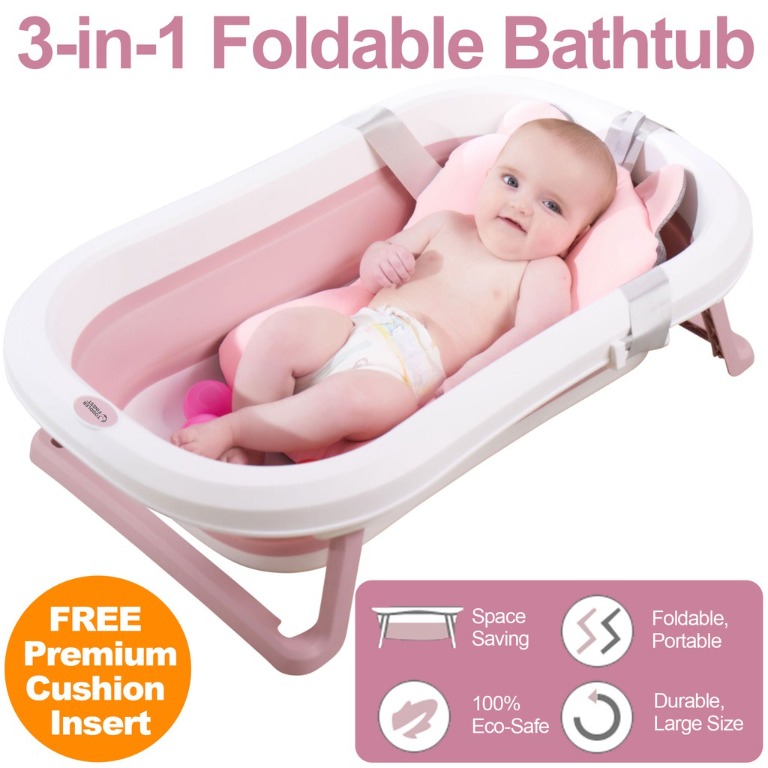 Foldable Baby Bath Tub, Safety 1st Folding Bathtub