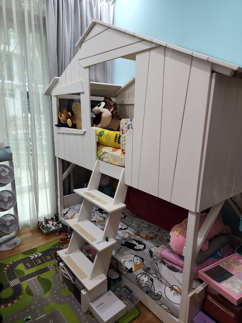 Tree house bunk bed, Furniture & Home Living, Furniture, Bed Frames