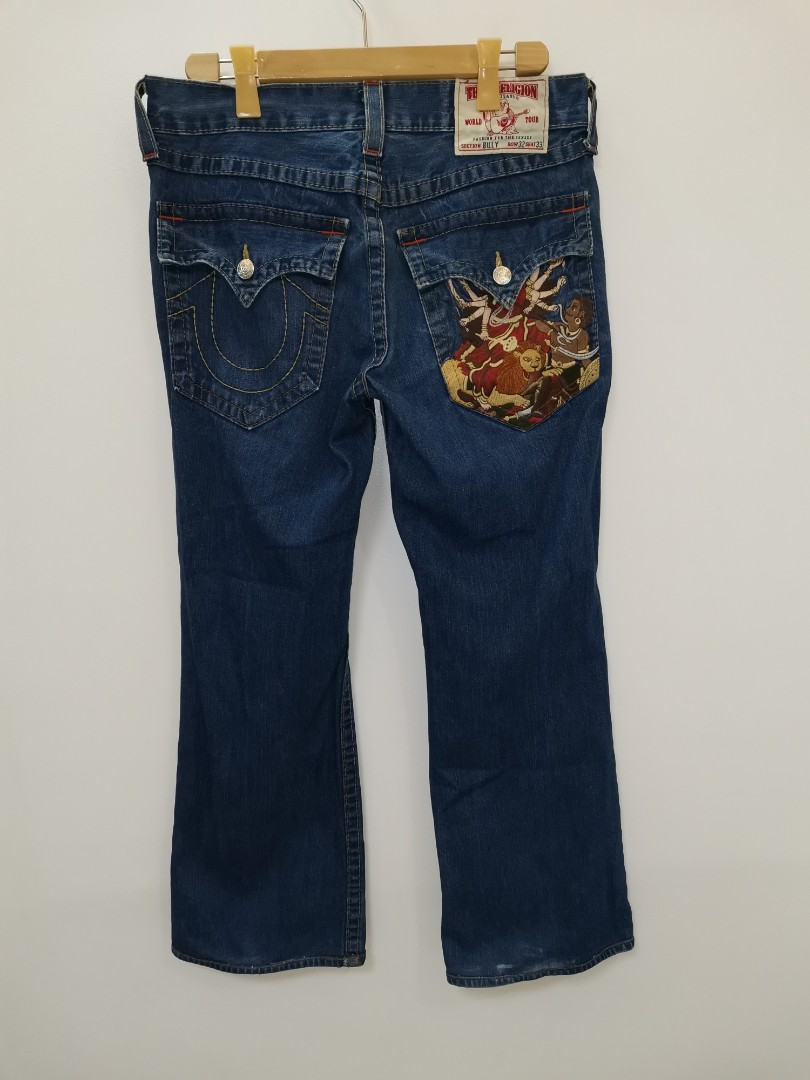 True religion embroidered jeans top