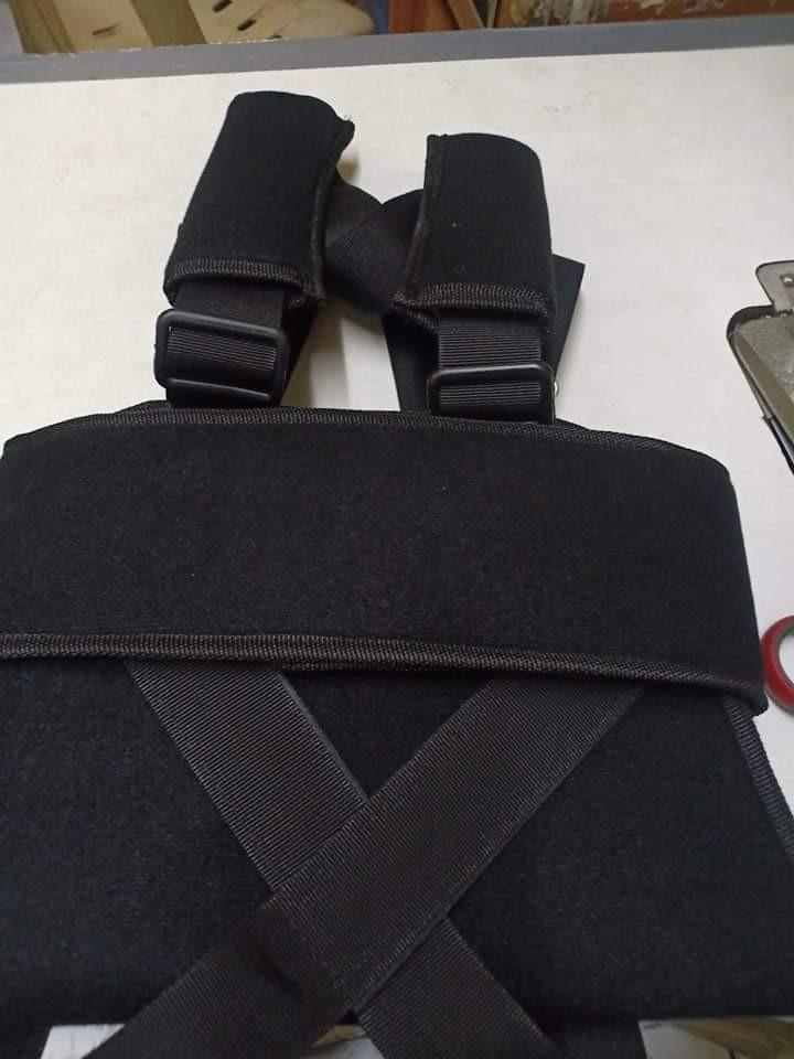 universal shoulder immobilizer sling swathe (Category: Braces, Support & Protection) located in Quezon City. Submitted by mrrightgeneralmerchandise (Listing ID 1157983338, Image 2). Description: Universal Shoulder immobilizer is one of the most effective designs to immobilize and support the dislocated shoulder. This is also used in the fractures of clavicle bone and the shoulder joint where immobilization of the region is indispensable. Wrinkle 