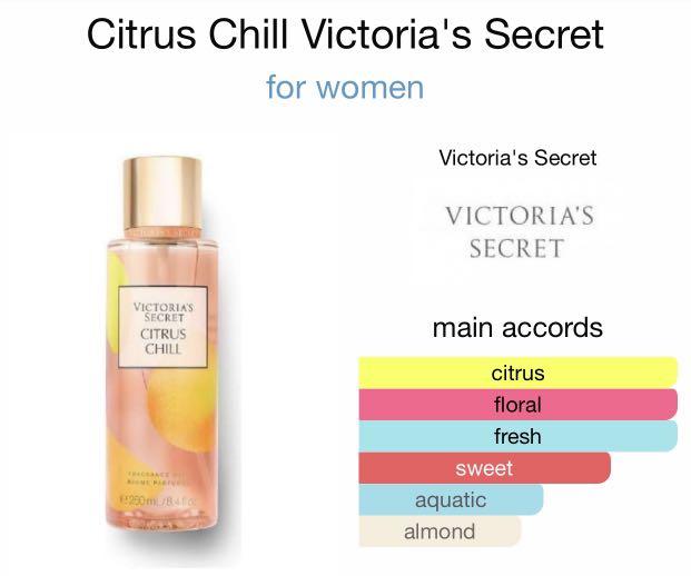 Victoria's Secret Citrus Chill by Victoria's Secret Fragrance Mist Spray 8.4 oz (women)