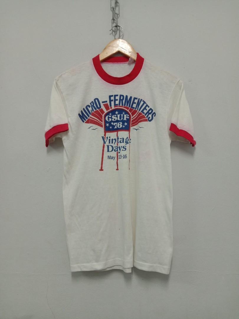 Vintage 70s Ringer T-shirt, Fashion, Tops & Sets, Tshirts & Polo Shirts on Carousell