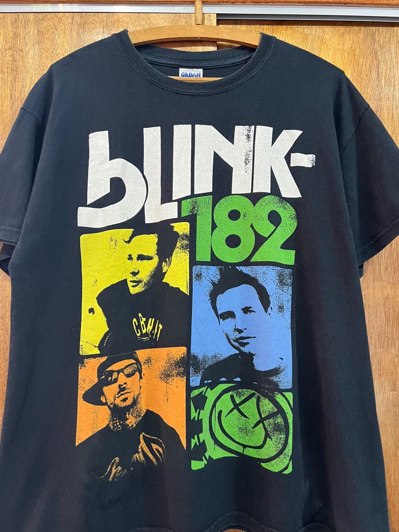 Vintage Blink 182 Shirt 2011 US Tour Large, Men's Fashion, Tops & Sets ...