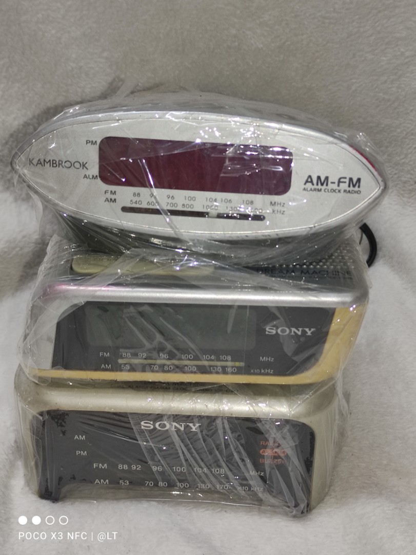 Vintage Sony Alarm Clock Radio, TV & Home Appliances, Other Home