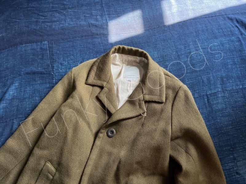 Visvim 15aw Mies Coat (wool) olive, 男裝, 外套及戶外衣服- Carousell