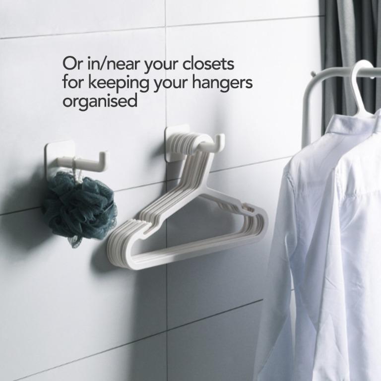 WallMounted Hanger Holder Organiser, Furniture & Home Living, Home