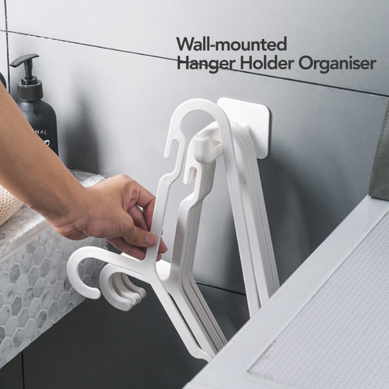 WallMounted Hanger Holder Organiser, Furniture & Home Living, Home