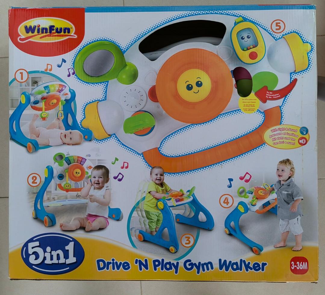 Winfun drive n shop play gym walker