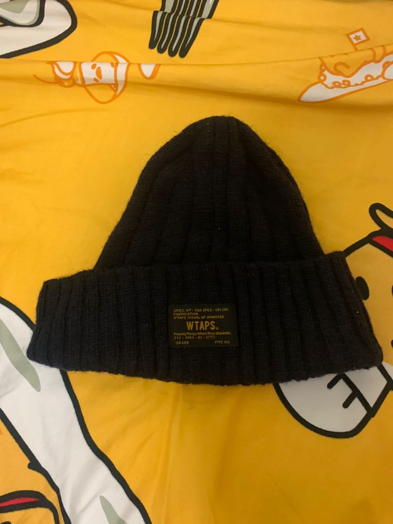 Wtaps beanie 冷帽, 男裝, 手錶及配件, 棒球帽、帽- Carousell