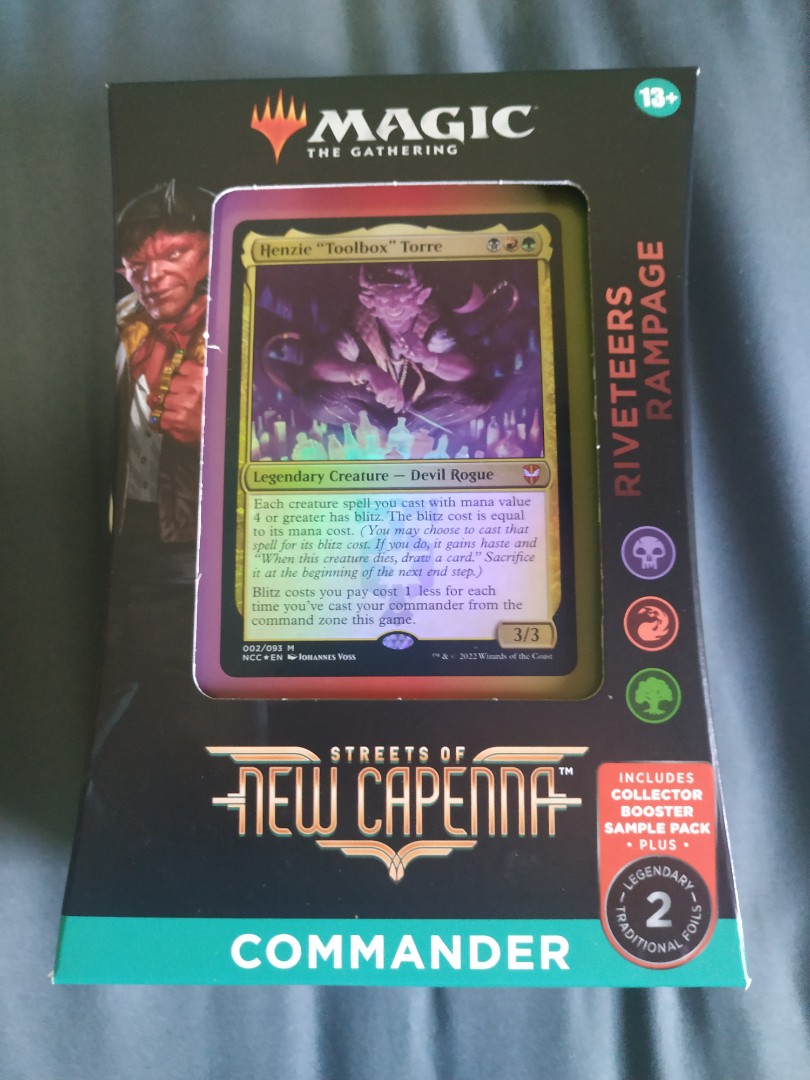 WTS 1 x Streets of New Capenna Riveteers Rampage Commander Precon