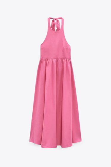 velvet dress halter Halter Chain Velvet Dress – L'école Des Femmes main image 0