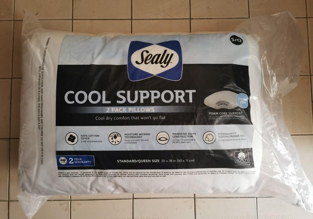 100 Sealy Cool Support Extra Firm pillow 2