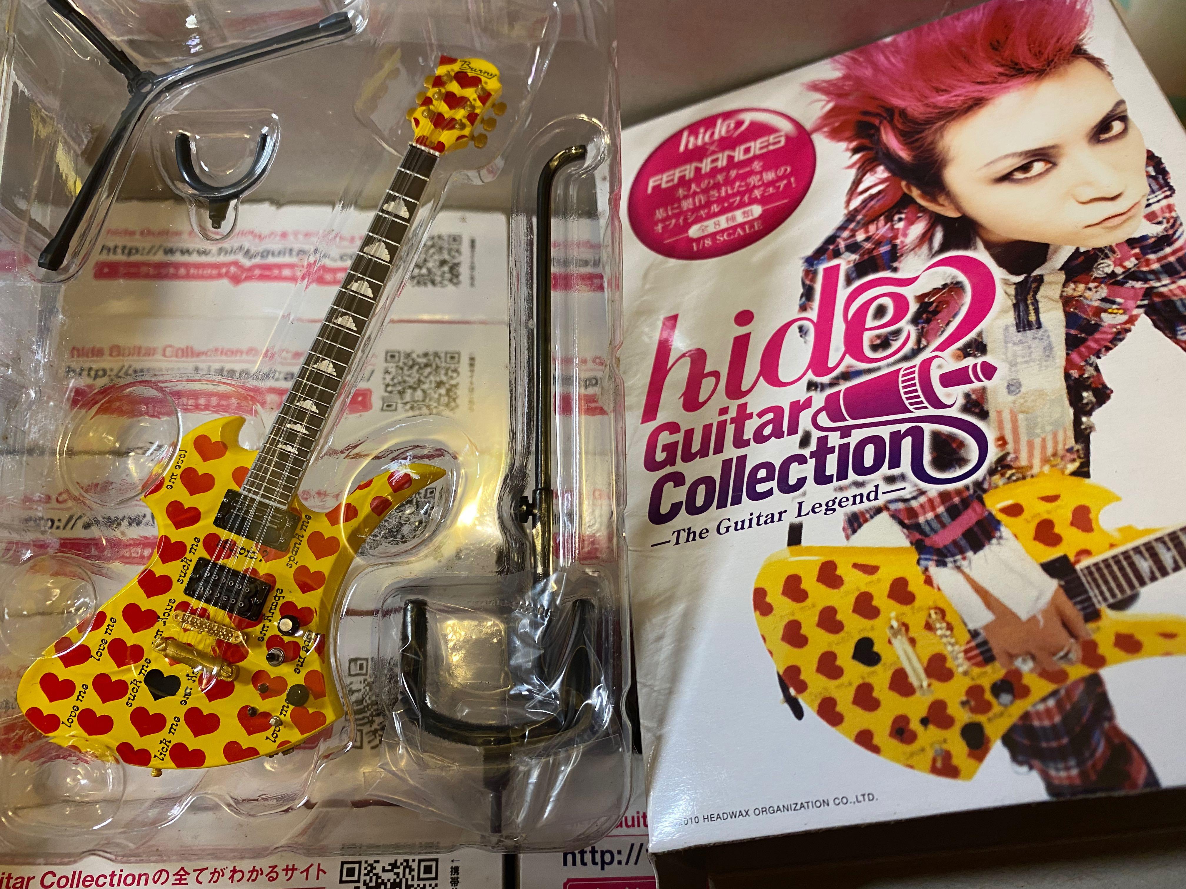 原箱10個] X Japan hide guitar collection, 興趣及遊戲, 收藏品及
