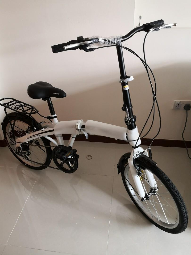 7 Speed 20 Inch Foldable Bicycle Assembled