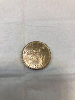 香港舊硬幣 壹圓 1997年